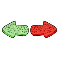 cartoon direction arrows N5