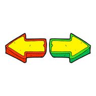 cartoon direction arrows N6