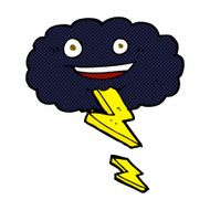 cartoon storm cloud N6