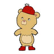 cartoon bear in hat N58