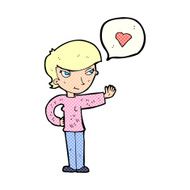 cartoon woman in love N66