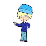 cartoon pointing man N5
