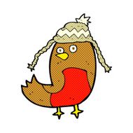cartoon robin in hat N3