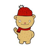 cartoon bear in hat N59