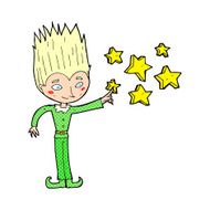 cartoon magical christmas elf N3