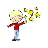 cartoon excited boy N5