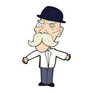 cartoon angry old man N5