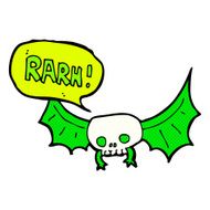 cartoon vampire bat N3