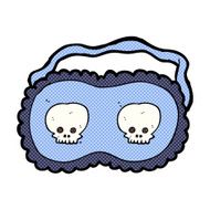 cartoon skull sleeping mask N3
