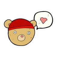 cartoon bear in hat N62