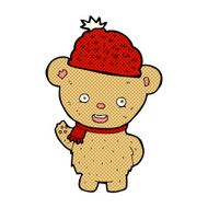 cartoon bear in hat N63