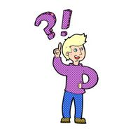 Cartoon Man Asking Question N18