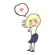 cartoon woman talking about love N3