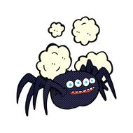 cartoon spooky spider N3