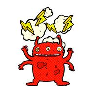cartoon space alien N25