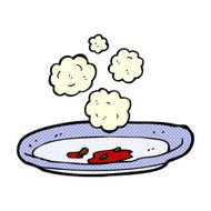 cartoon empty plate N3