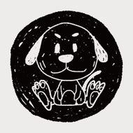 Chinese Zodiac dog doodle drawing N6