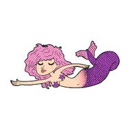 cartoon pretty mermaid N3