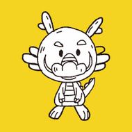 Chinese Zodiac dragon doodle drawing N7