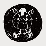 Chinese Zodiac horse doodle drawing N5