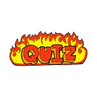 quiz sign cartoon N12