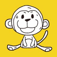 Chinese Zodiac monkey doodle drawing N6