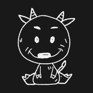 Chinese Zodiac sheep doodle drawing N4