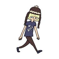 cartoon sullen teenager N3