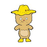 cartoon bear in hat N69