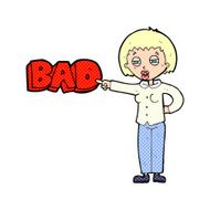 cartoon woman judging N3