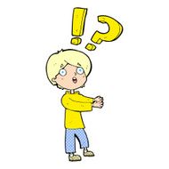 cartoon confused man N16