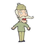 cartoon man wearing hat N22