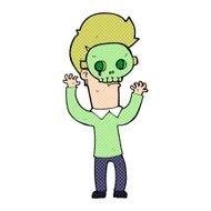 cartoon man in skull mask N3