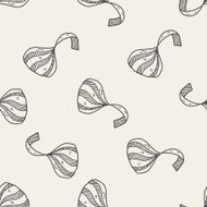 chocolate doodle seamless pattern background N2