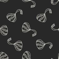 chocolate doodle seamless pattern background N5