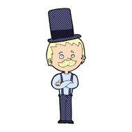 Cartoon Man In Top Hat N4