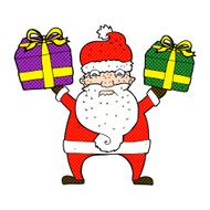 cartoon annoyed santa N3