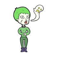 cartoon undead woman N3