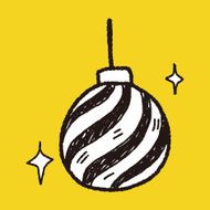 Christmas decoration doodle N14