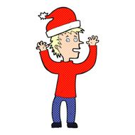 cartoon man ready for christmas N64