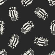 Christmas decoration doodle seamless pattern background N3