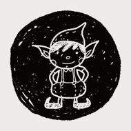 Christmas elf doodle N5