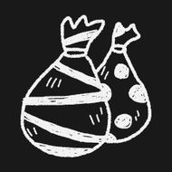 Christmas gift doodle N10