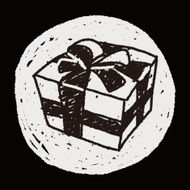 Christmas gift doodle N12