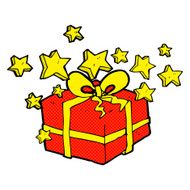 cartoon christmas present N4
