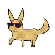 cartoon cool dog N3