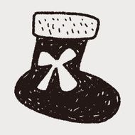 christmas socks doodle N7