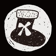 christmas socks doodle N11