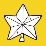 Christmas star doodle N7