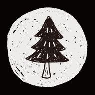 Christmas Tree Doodle N13